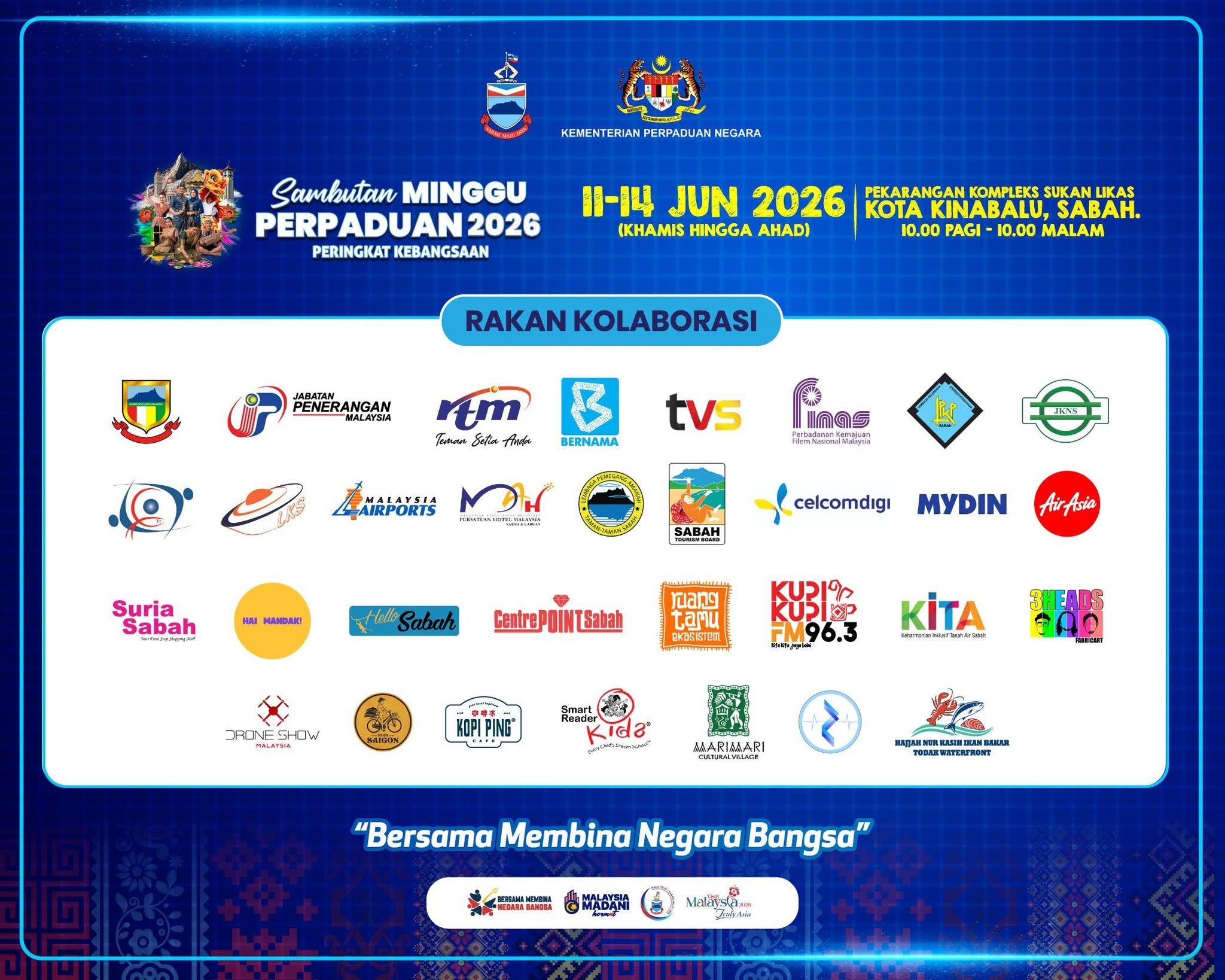 Rakan Kolaborasi Minggu Perpaduan 2026