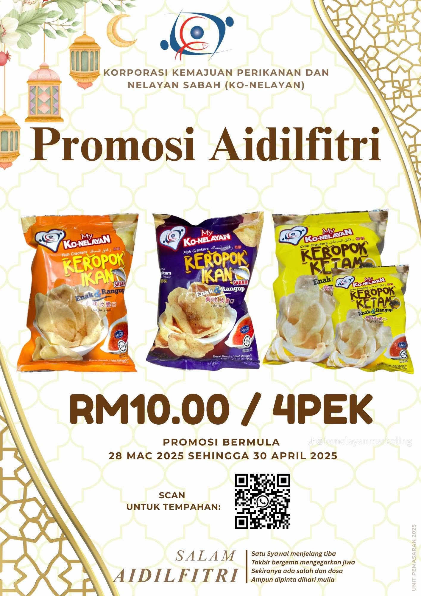 Promosi Jualan Aidilfitri Produk Ko-Nelayan