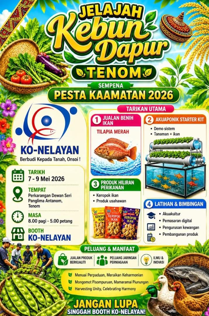 Jelajah Kebun Dapur Tenom Ko-Nelayan