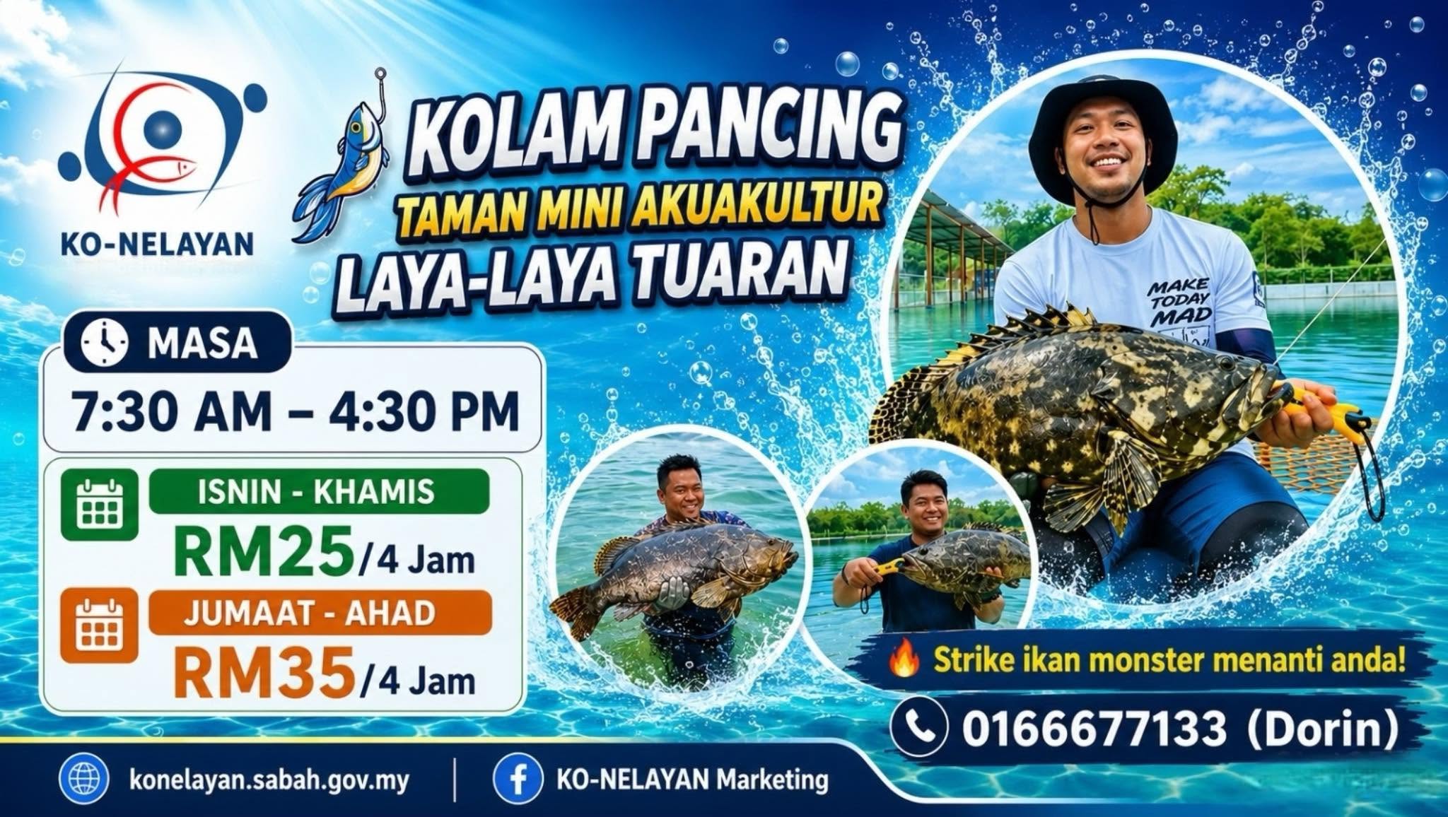 Hebahan Taman Mini Akuakultur (TMA) Ko-Nelayan